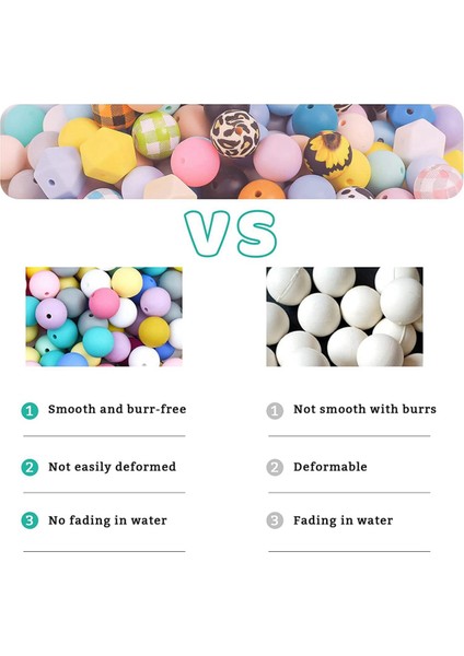 Anahtarlık Yapım Seti Için Silikon Boncuklar 15MM Silikon Boncuklar Toplu (Yurt Dışından) indirimleri