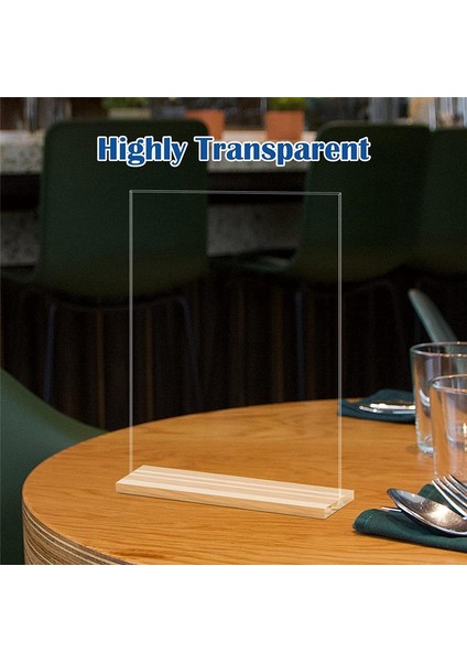 3 Adet 21X29.7CM Çift Taraflı Dikey Sergileme Standı Ofis Mağaza Için (Yurt Dışından) fırsatları