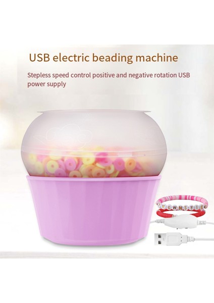 Kil Boncuklar Için Elektrikli Boncuk Döndürücü Mücevher Için Bilezik Yapıcı A (Yurt Dışından) fırsatları