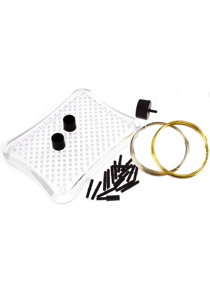 Peruk Jig Tel Jig Başlangıç Seti 3 x 4 Inç Şeffaf Plastik Jig Içerir (Yurt Dışından)