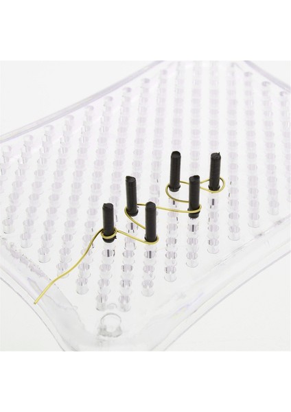 Peruk Jig Tel Jig Başlangıç Seti 3 x 4 Inç Şeffaf Plastik Jig Içerir (Yurt Dışından) modelleri