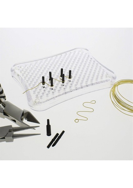 Peruk Jig Tel Jig Başlangıç Seti 3 x 4 Inç Şeffaf Plastik Jig Içerir (Yurt Dışından) indirimleri
