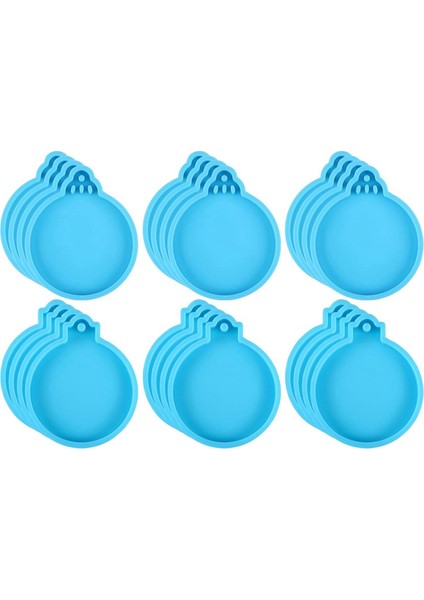 24 Parça Reçine Kalıpları 2 Stil Halatlı Noel Süsü Kalıbı Mavi (Yurt Dışından)