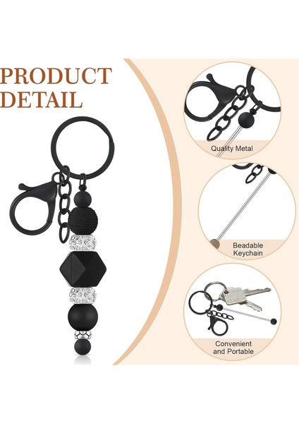 20 Adet Boncuklu Anahtarlık Çubukları Boncuklar Için Kendin Yap Anahtarlık Çubukları (Yurt Dışından) modelleri