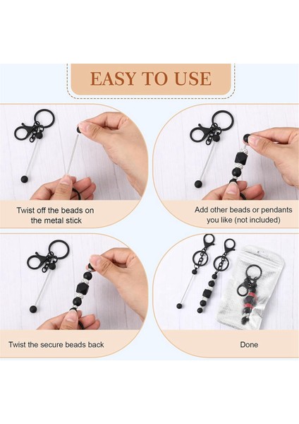 20 Adet Boncuklu Anahtarlık Çubukları Boncuklar Için Kendin Yap Anahtarlık Çubukları (Yurt Dışından) fırsatları