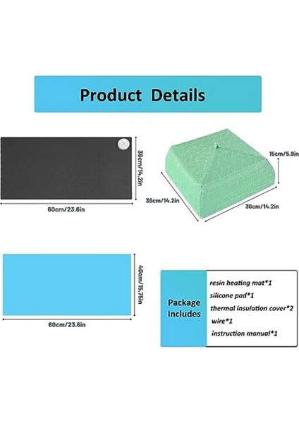 Reçine Isıtma Pedi Kapaklı Hızlı Reçine Kürleme Makinesi (Yurt Dışından) indirimleri
