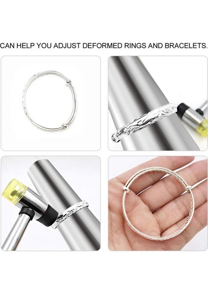 Bilezik Mandrel Yuvarlak Bilezik Mandrel Ölçme Kauçuk Çekiç (Yurt Dışından) modelleri