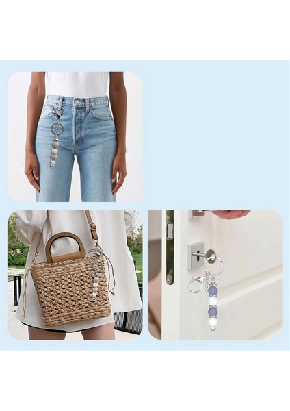 12 Adet Boncuklu Anahtarlık Barları Gül Altın (Yurt Dışından) fırsatları