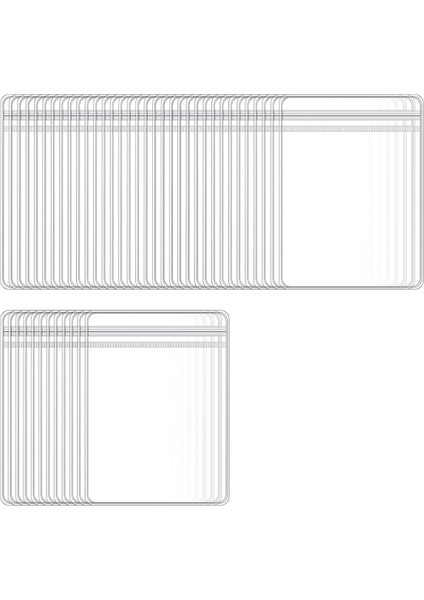 80 Adet Mücevher Çantası Pvc Plastik Ambalaj Saklama Kesesi (Yurt Dışından)