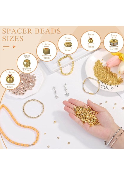 3820 Parça Altın Boncuklar Takı Yapımı Için Çeşitli Bilezik Boncukları (Yurt Dışından) fiyatları