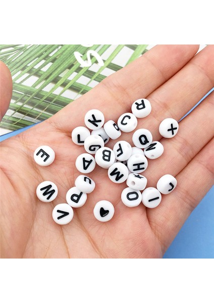 Daire Harf Boncukları 3.5X7MM Akrilik Harf Boncukları Tek Alfabe (Yurt Dışından) fırsatları