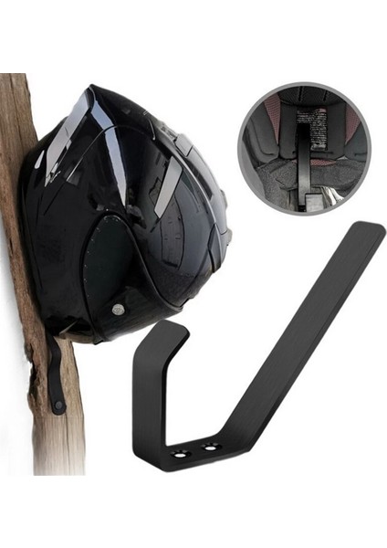 2 Adet Motosiklet Kask Tutucu Kask Rafı Duvara Monte Kask Ekranı (Yurt Dışından)