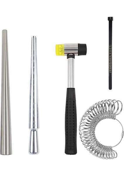 Yüzük Ölçü Aleti Metal Mandrel Ölçüm Çubuğu Halka Mandrel Alüminyum (Yurt Dışından) modelleri