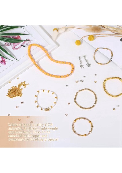 3820 Parça Altın Boncuklar Takı Yapımı Için Çeşitli Bilezik Boncukları (Yurt Dışından) indirimleri