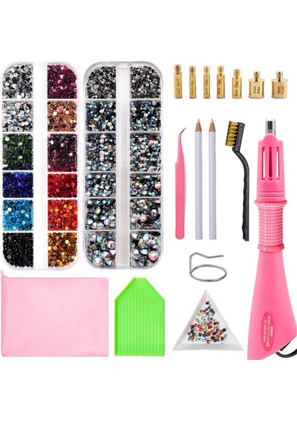 Sıcak Matkap Seti Yedi Sıcak Nokta Matkap Kalem Cımbız Dıy Aksesuarları (Yurt Dışından)