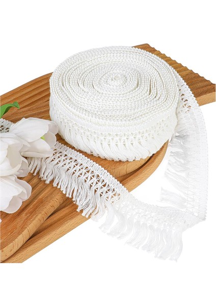 10 Yard 2.3 Inç Genişliğinde Püskül Saçak Süsleme Dikiş Saçak Süsleme (Yurt Dışından)