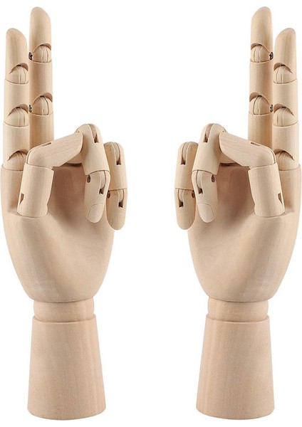 2 Adet 12 Inç Sol ve Sağ El Modeli El Takı Sergileme Dekor Için (Yurt Dışından)