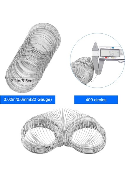 400 Döngü Hafızalı Tel Manşet Bilezik Çelik Boncuk Telleri Bulguları (Yurt Dışından) fiyatları