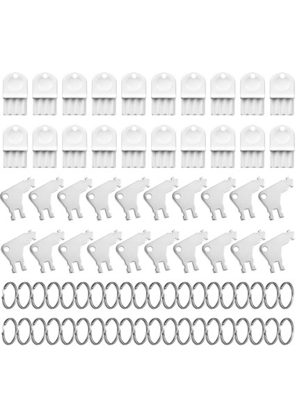 40 Adet Kağıt Havlu Tutucu Anahtar 40 Anahtarlıklı Büyük Kapasiteli Set (Yurt Dışından)