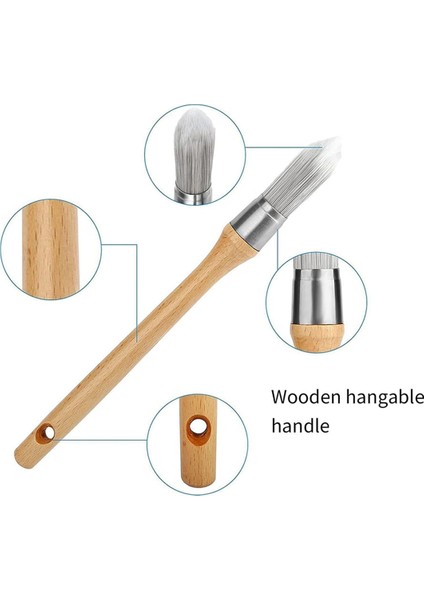 4 Parça Dekoratif Boya Fırçaları Kenar Boyama Aletleri 11 Inç (Yurt Dışından) fiyatları