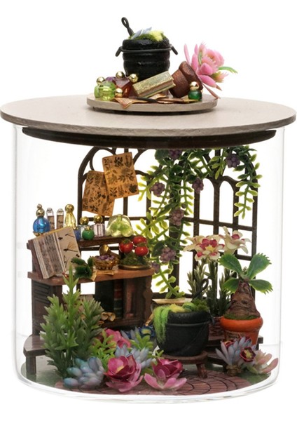 Yetişkinler Için Kendin Yap Kitap Köşesi Kitleriahşap Bebek Evisihirli Bahçe Kendin Yap Kulübesi (Yurt Dışından)