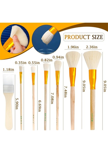 Akrilik Boyama Için Boya Fırçaları Paspas Fırçası Vücut Sanatı Yağlıboya Resim (Yurt Dışından) modelleri