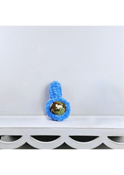 Kaseli Peluş Evlat Edinin El Yapımı Peluş Doldurulmuş Oyuncaklar Mavi (Yurt Dışından)