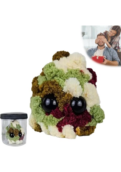 Kaseli Peluş Evlat Edinin El Yapımı Peluş Doldurulmuş Oyuncaklar Mavi (Yurt Dışından)