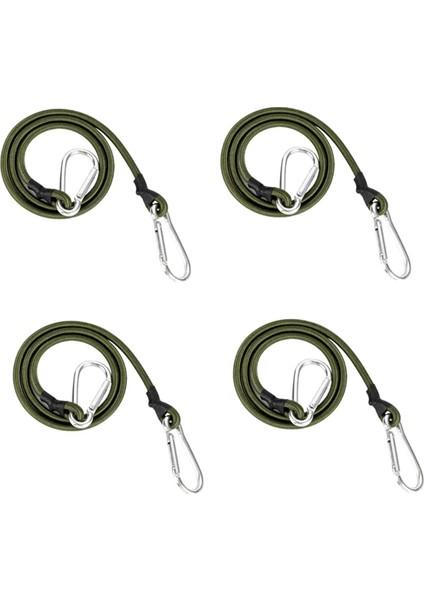 Açık Hava Ağır Hizmet Tipi Bungee Kordon Elastik Bağlama Kayışı Seti 90CM (Yurt Dışından)