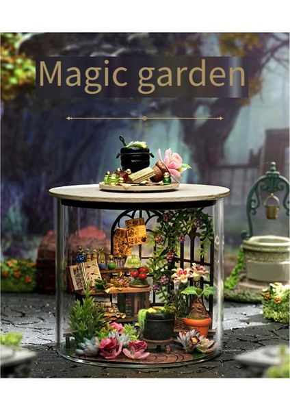 Yetişkinler Için Kendin Yap Kitap Köşesi Kitleriahşap Bebek Evisihirli Bahçe Kendin Yap Kulübesi (Yurt Dışından) fırsatları