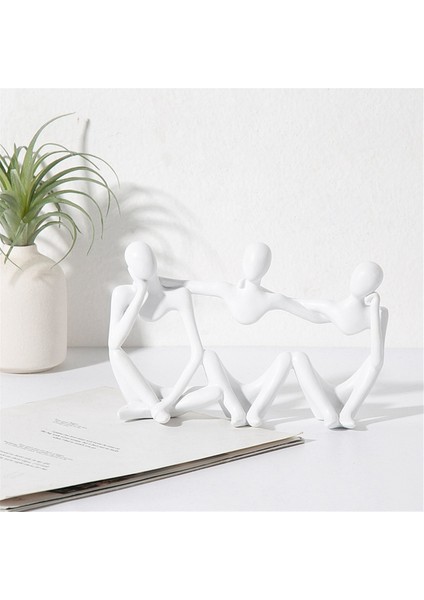 Iskandinav Soyut Mini Altın Figürler Heykel Heykeli Ev B (Yurt Dışından) fırsatları