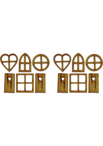 Ahşap Peri Bahçesi Kapısı Minyatür Bahçe Binaları (Yurt Dışından)