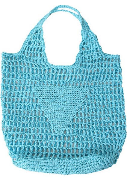 Boş El Dokuma Basit Yumuşak El Çantası Büyük Günlük Tote Saklama Çantası D (Yurt Dışından)