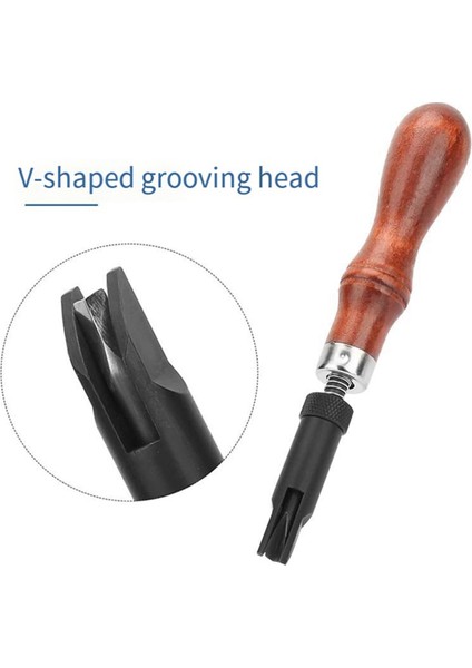 Push Bevel Bevel Deri Ahşap Yiv Açma Aleti Deri Alet (Yurt Dışından) modelleri