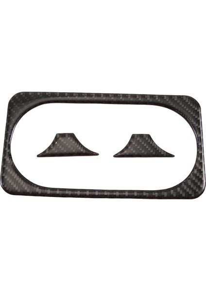 Kia Stinger 19-23 Için Arka Bardak Tutucu Çerçeve Seti Dekoratif Çıkartmalar (Yurt Dışından)