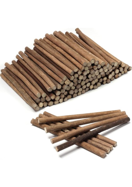 120 Adet El Sanatları Çubukları El Sanatları Için 6 Inç Uzunluğunda Ahşap Çubuklar Dekorasyon Için (Yurt Dışından)