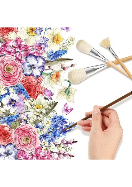 14 Adet Boya Fırçaları Farklı Şekiller Sır Fırçaları Akrilik Boya Seti (Yurt Dışından) fiyatları