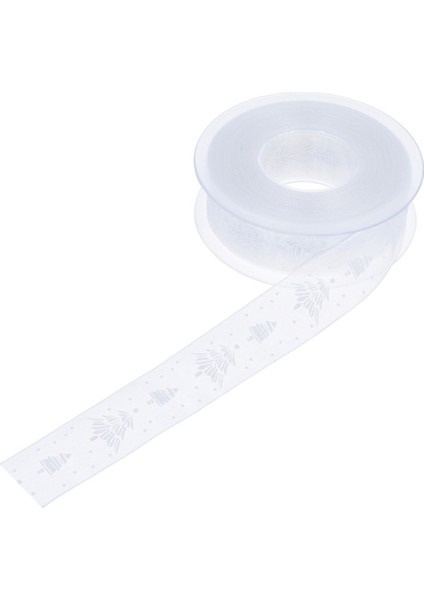 Noel Kurdele Pasta Dekoratif Baskı Kurdele 1cm (Yurt Dışından)