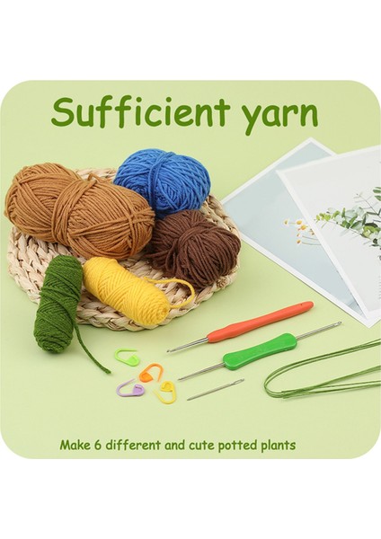 Kendin Yap Mavi Çiçek Tığ Işi Seti Örgü Iplik Iğneleri Peluş Bebek (Yurt Dışından) modelleri