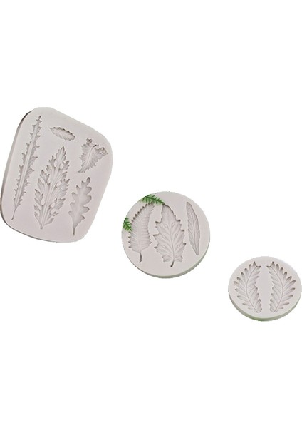 Yaprak Çikolata Kalıbı 3D Silikon Kalıp Yaprak Şekerleme Kalıbı (Yurt Dışından)