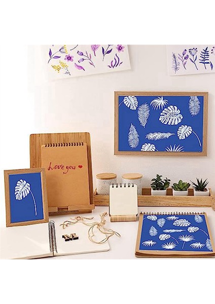 60 Yaprak Siyanotip Kağıdı A5 Güneş Baskı Sanat Seti (Yurt Dışından)