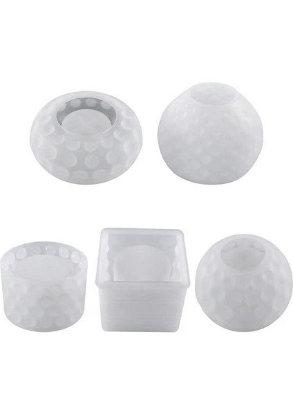 5 Adet Silikon Mum Kalıpları Mum Yapımı Için Set (Yurt Dışından)