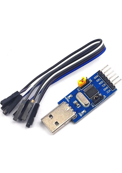 CH341T USB To Ttl Iic Uart Çevirici Modül I2C Seri Port Haberleşme Adaptör Isp Arduino Stc Stm8 STM32 Flash Eprom Programlama