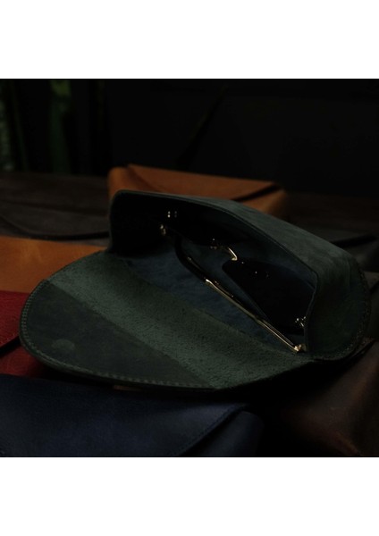 Hakiki Deri Lüks Gözlük Kılıfı Saklama Kabı fiyatları