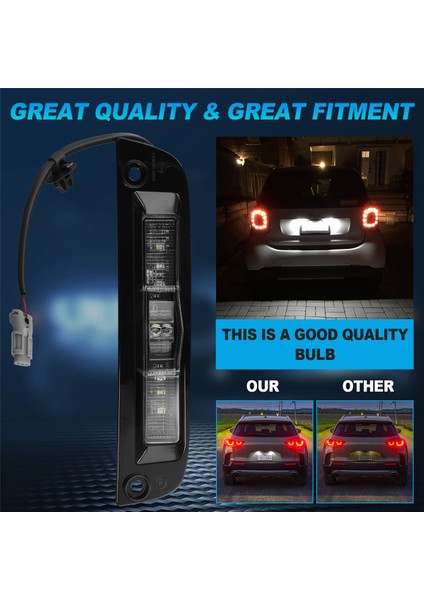 Arka LED Plaka Işık Montaj Plaka Plaka Limanı Tank Için Işık 500 4108100XKV3AA (Yurt Dışından) indirimleri