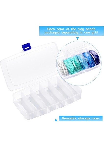 6000 Adet Bilezik Yapımı Için Kil Boncuk Polimer Kil Boncuk Mavi (Yurt Dışından) indirimleri