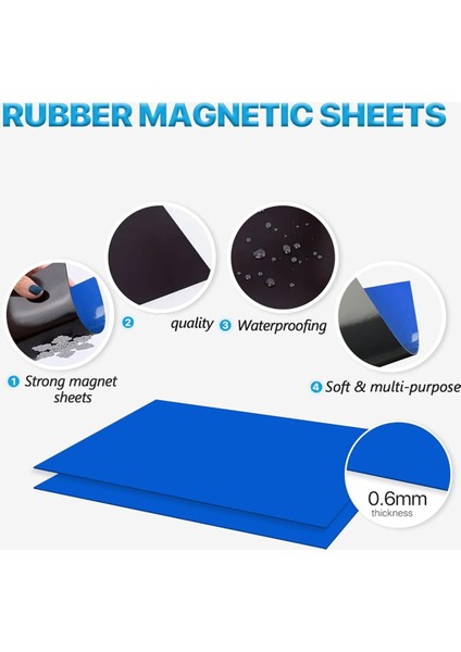 0.6mm Güçlü Kauçuk Manyetik Levha ve Damga Kalıp Saklama Çantası Mavi (Yurt Dışından) indirimleri