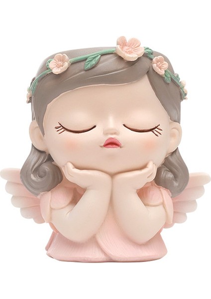 Silikon Kalıp Çiçek Peri Dua Çiçek Saksısı Reçine Pembe (Yurt Dışından)