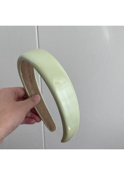 Ilkbahar ve Yaz Nane Mambo Yeşili Mizaç Yüksek Kafatası Kafa Bandı Ins Tarzı Basit Kafa Bandı Yeni Üst Düzey Saç Aksesuarları (Yurt Dışından)