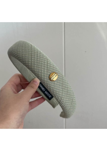Ilkbahar ve Yaz Nane Mambo Yeşili Mizaç Yüksek Kafatası Kafa Bandı Ins Tarzı Basit Kafa Bandı Yeni Üst Düzey Saç Aksesuarları (Yurt Dışından)
